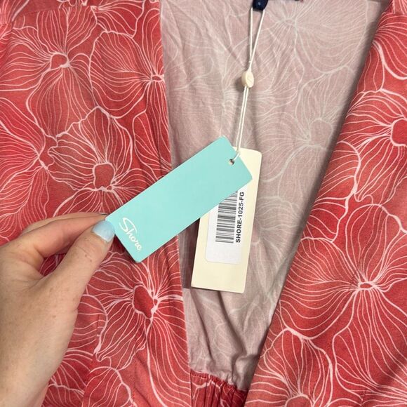 Shore Brand Cut Out Floral Maxi Dress Size S NWT - Picture 3 of 8